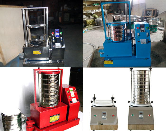 試驗篩 三種不同類型的試驗篩,區別控制臺在下部或在右側。材質為不銹鋼和碳鋼兩種,碳鋼材質做了噴漆有:紅色和藍色兩種。